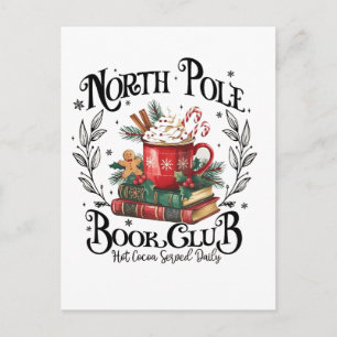 Carte Postale Faire-part Cercle de lecture du Pôle Nord Chocolat chaud de N