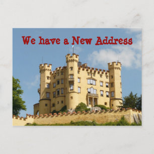 Carte Postale Faire-part Chaîne Changement d'adresse Nous avons déplacé Car
