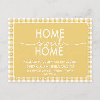 Carte Postale Faire-part Change of address we have moved house rustic