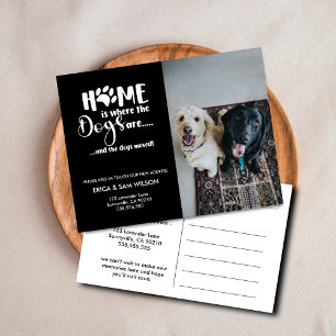 Carte Postale Faire-part Changement d’adresse Nous avons déménagé Maison, m