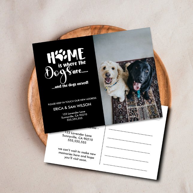 Carte Postale Faire-part Changement d’adresse Nous avons déménagé Maison, m (Créateur téléchargé)