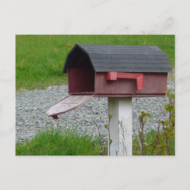 Carte Postale Faire-part Changement d'adresse Boîte aux lettres de campagne (Devant)