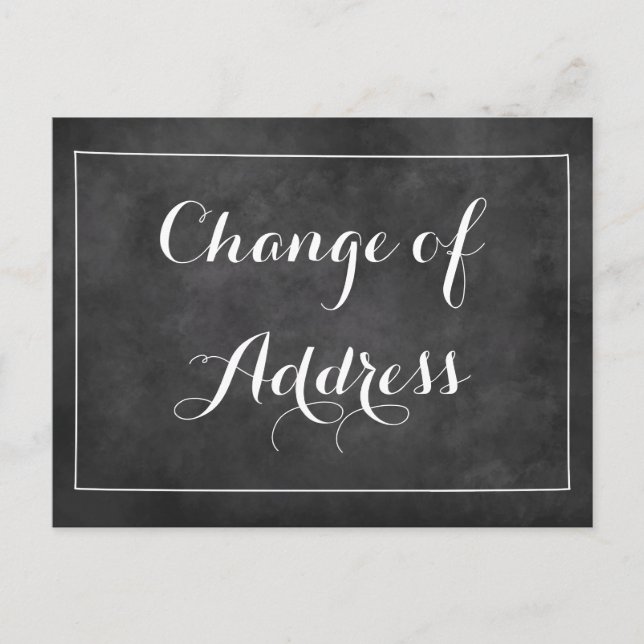 Carte Postale Faire-part Changement d'adresse du tableau de bord déplacemen (Devant)