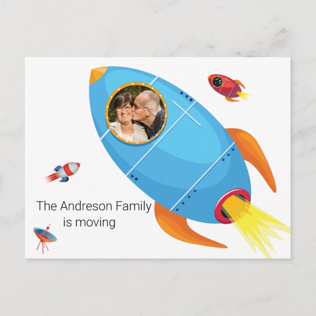 Carte Postale Faire-part Changement d'adresse Nous avons déplacé l'explosio (Devant)