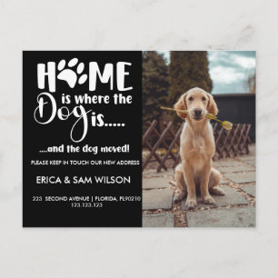 Carte Postale Faire-part Changement d'adresse que nous avons déménagé maiso