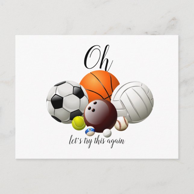 Carte Postale Faire-part Changer la date reportée événement annulé fun (Devant)