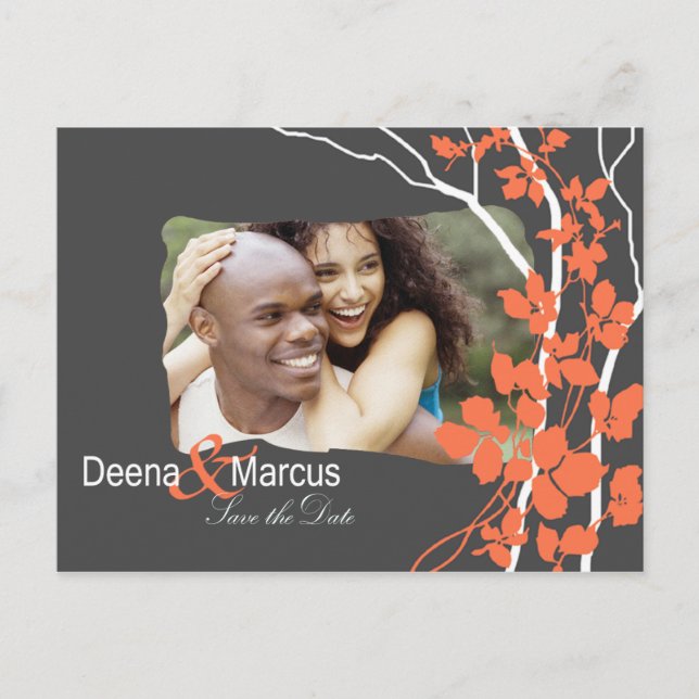 Carte Postale Faire-part Cherry Blossom Bella Save the Date Photo (Devant)