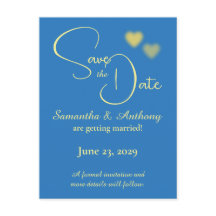 Cœurs Brillants Sauvegardent la Date