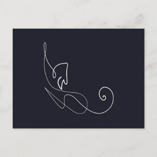 Carte Postale Faire-part Conception de chats   AMOUREUX DE LES CHATS 