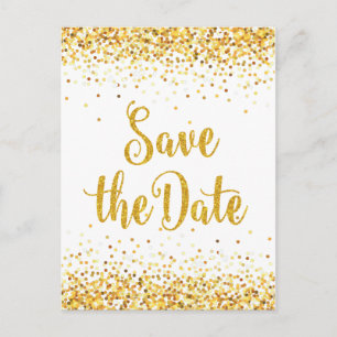 Carte Postale Faire-part Conception de texte moderne pour annoncer la date