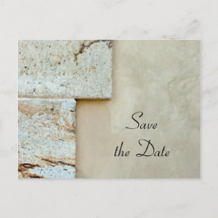 Carte Postale Faire-part Cornerstones Wedding Enregistrer la date Faire-par