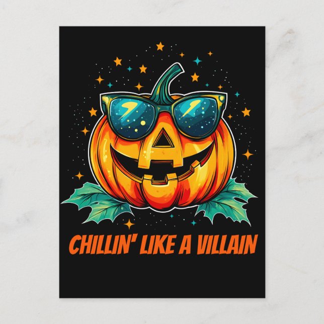 Carte Postale Faire-part Cosmic Cool Jack-O-Space (Devant)