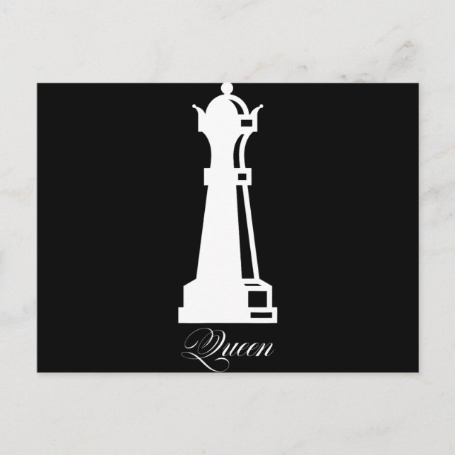 Carte Postale Faire-part Costume Chess Lover (Devant)
