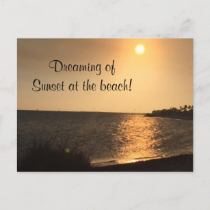 Cartes Postales Coucher Soleil Citation Originales Zazzle Fr