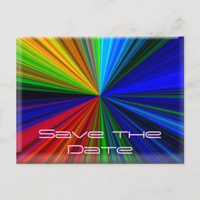 Carte Postale Faire-part Couleur d'art (Devant)