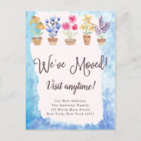 Country Cute Aquarelle Plantes Pointés Nouvelle ad