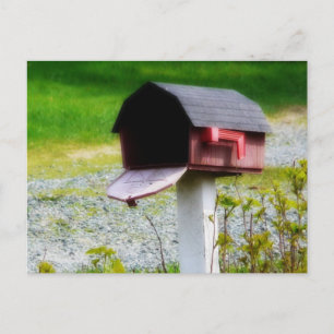 Carte Postale Faire-part Country Mailbox - Nous avons déménagé!