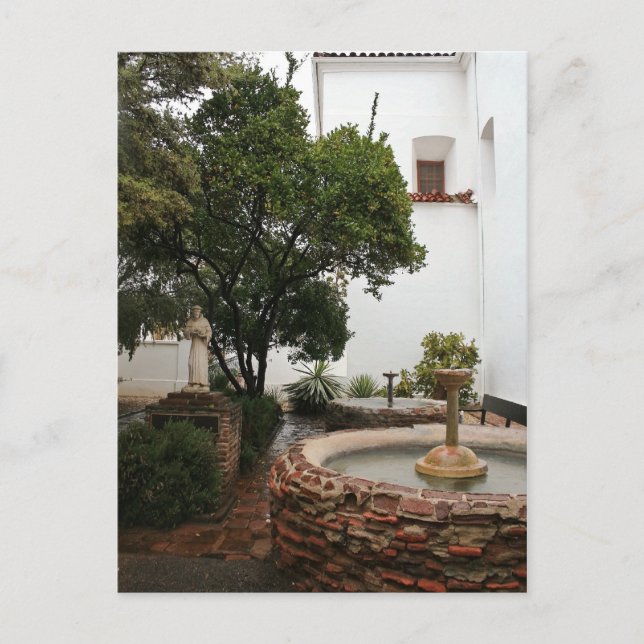 Carte Postale Faire-part Cour espagnole (Devant)