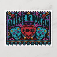 Crânes à sucre Papel Picado Style Enregistrer la d