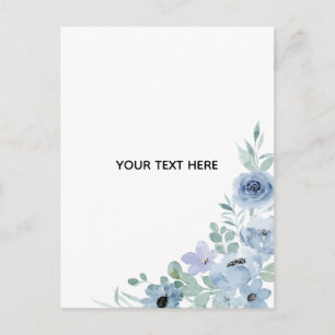 Carte Postale Faire-part Créez Votre Propre Fleur