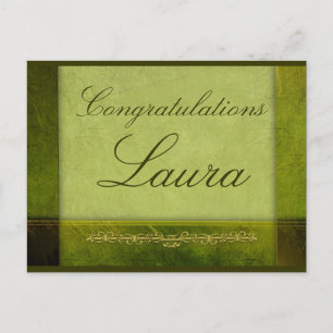 Carte Postale Faire-part Créez votre propre obtention du diplôme