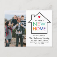 Cute New Accueil Changement d'adresse Maison Photo