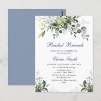 Faire-part de brunch de mariage aquarelle d'eucaly
