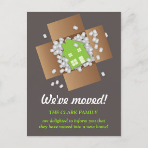 Carte postale Faire-part de déménagement de Popcor