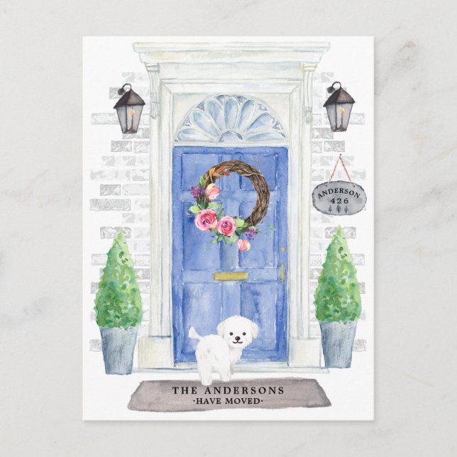 Carte postale Faire-part de déménagement maltais (Devant)