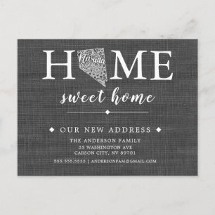 Carte postale Faire-part de déménagement NEVADA