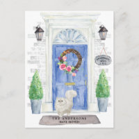 Carte postale Faire-part de déplacement de chats p