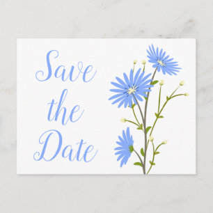 Carte Postale Faire part de fiançailles à fleurs de marguerite b