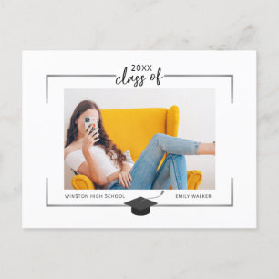 Carte postale Faire-part de graduation à la fronti