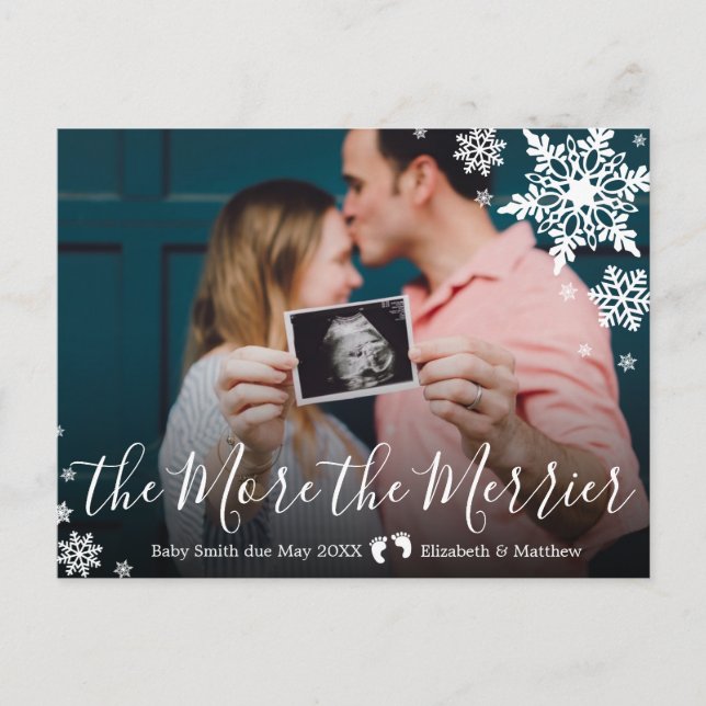 Carte postale Faire-part de grossesse (Devant)