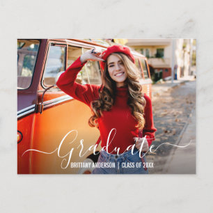 Carte postale Faire-part de la photo de script mod