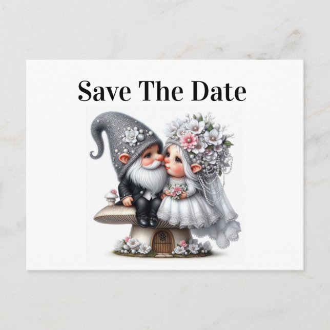 Carte Postale Faire-part de mariage (Devant)