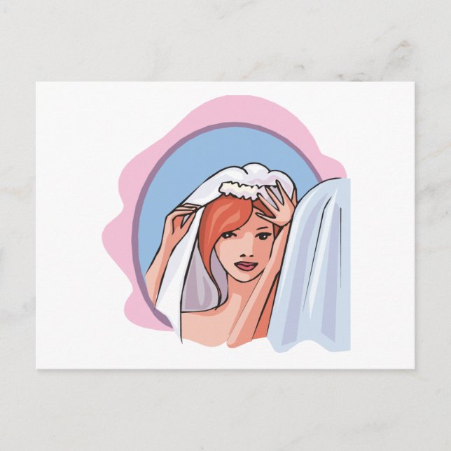 Carte Postale Faire-part de mariage 42 (Devant)