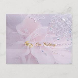 Carte postale Faire-part de mariage diamant