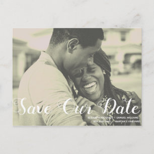 Carte Postale Faire Part de Mariage Enregistrer Notre Date