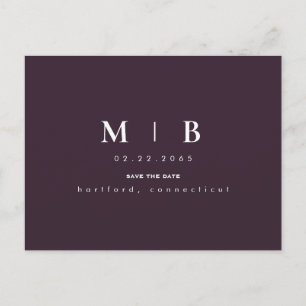 Carte Postale Faire-part de mariage et annonce de sauvegarde de
