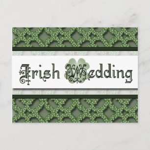 Carte postale Faire-part de mariage irlandaise