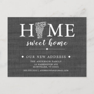 Carte postale Faire-part de transfert d'état VERMO