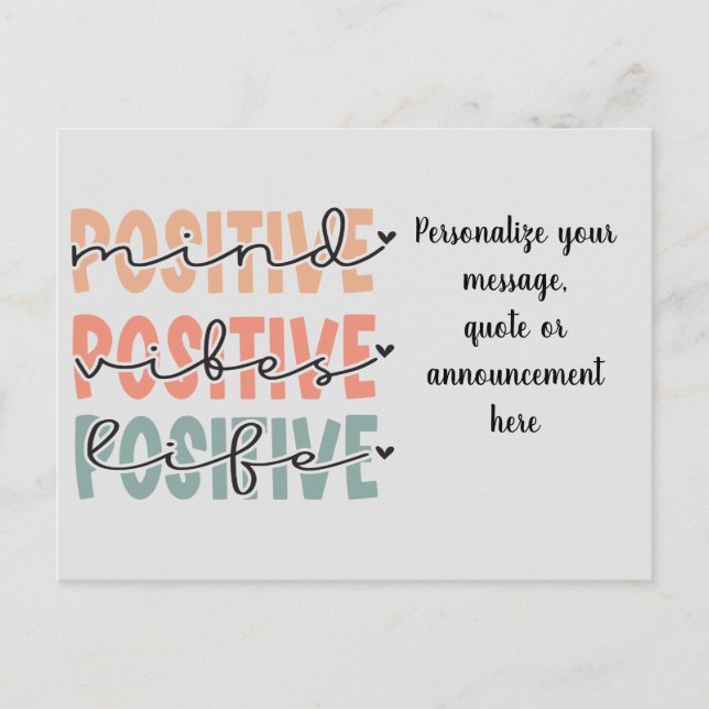 Carte postale Faire-part de vie de Vibes de l'espr (Devant)