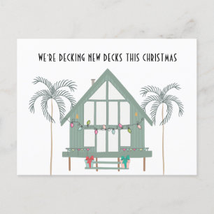 Carte Postale Faire-part Decks New Decks Beach House Palms Holiday Moving