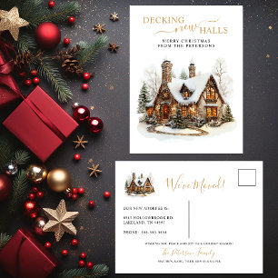 Carte Postale Faire-part Décoration de nouveaux halls Nouvelle maison Noël 