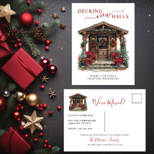Carte Postale Faire-part Décoration de nouvelles salles Rustique Noël nouve
