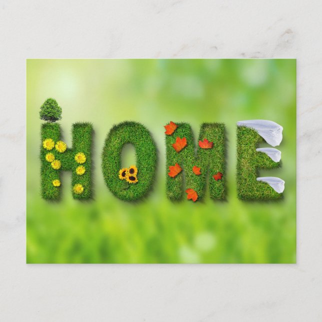 Carte Postale Faire-part Déplacé vers une nouvelle adresse (Devant)