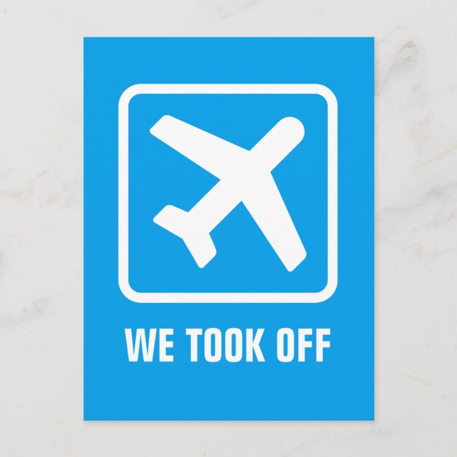 Carte Postale Faire-part Déplacement amusant ou nouvelle adresse déménageme (Devant)