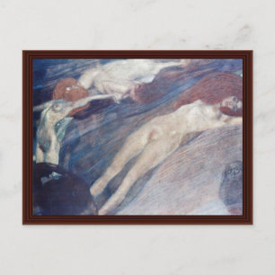 Carte Postale Faire-part Déplacement De L'Eau Par Klimt Gustav