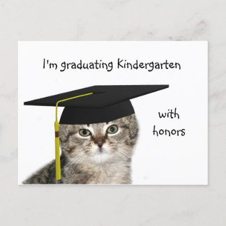 Carte Postale Faire-part Diplômé de maternelle